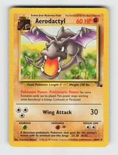 Aerodactyl 16/62 Unlimited Rare Fossil Pokemon 1999 Lightly Played on eBay
