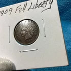 1909 INDIAN HEAD PENNY FULL LIBERTY 🗽 1  TOP 💎 LAST YR of SERIES