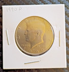 1990-P Kennedy Half Dollar 50¢ US Coin Philadelphia Mint Circulated 2x2 Holder — photo 1