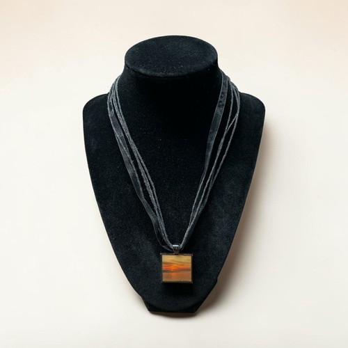LEELANAU STATE PARK MICHIGAN Lake At Sunset Necklace Pendant