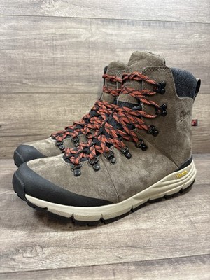 Danner Arctic 600 Side Zip Brown 200G Insulated Hiking Boots Mens Size 9.5 EE
