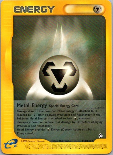 Pokemon Metal Energy 143/147 Aquapolis NM