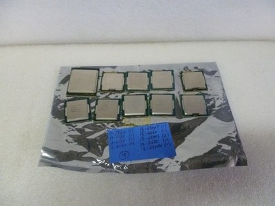 LOT OF 10 MIX INTEL CORE i3/i5/i7 CPU PROCESSOR DESKTOP