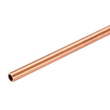 2Pcs 9mm OD 1mm Wall Thickness 100mm Long Copper Round Tube Straight Pipe Tubing