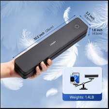 HPRT MT610 Portable Wireless Thermal Printer, 203DPI, A4 Letter Size