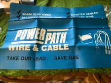 Vintage Power Path Wire & Cable car fender cover protector new old stock Rare