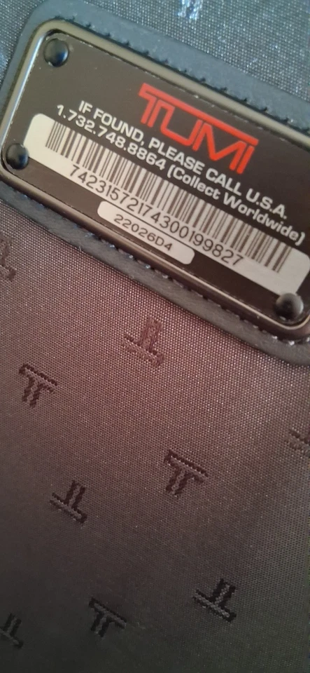 Bolsa de Viaje TUMI ALPHA Nylon Balístico 2 Ruedas Negra 26"x20"x12” 22026D4 Foto 2 de 4