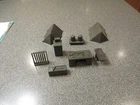 VINTAGE MARX ARMY TRAINING CENTER PLAYSET HARD PLASTIC ACCESSORIES