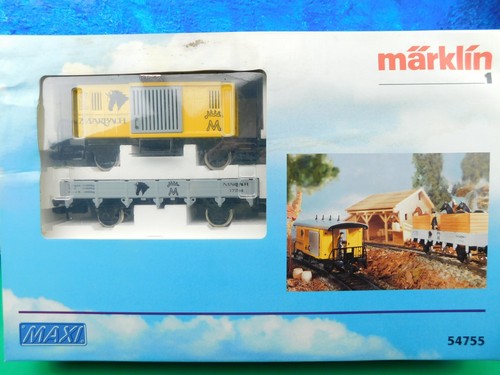 F22 Märklin Spur 1 Set 54755 Marbach Pferdetransport mit Holzbausatz OVP TOP | Zustand: Gebraucht