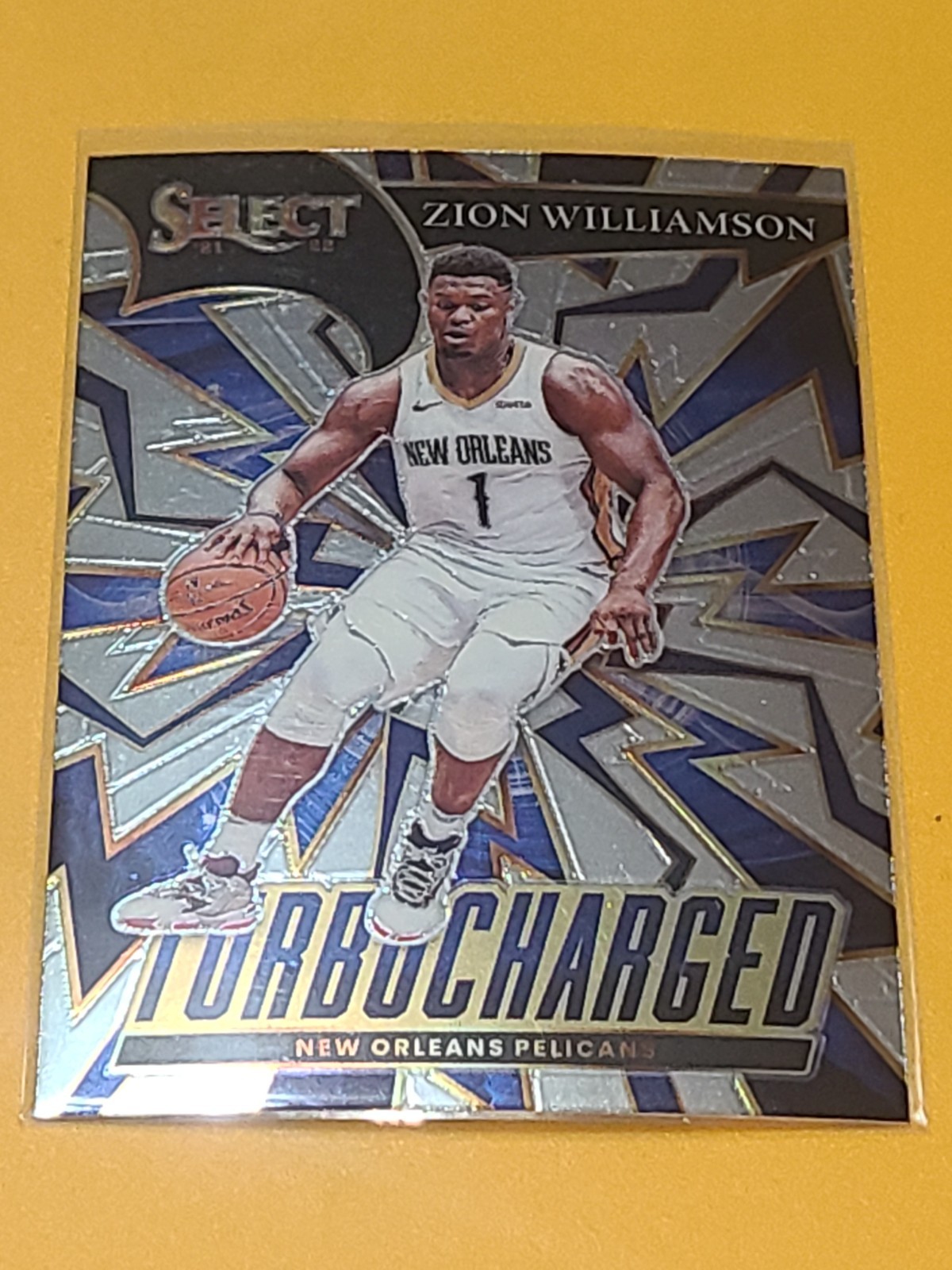 PELICANS ZION WILLIAMSON 2021-22 PANINI SELECT TURBOCHARGED #1