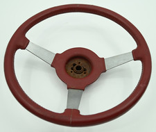 Original 1980's Buick Regal Riviera Grand National Red 3-Spoke Steering Wheel