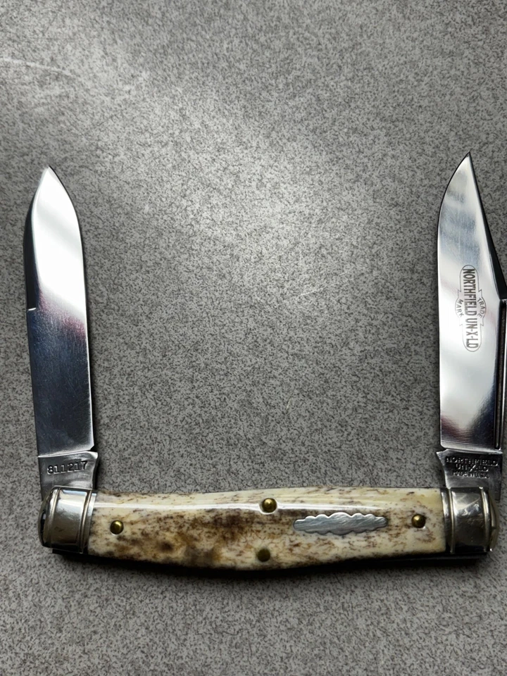 Great Eastern Cutlery 81 GEC Northfield UN-X-LD 811217 hueso de Appaloosa liso CKC Foto 3 de 4