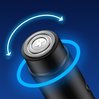 Reisefreundlicher Mini Elektrorasierer für schmerzfreie Gesichtshaarpflege