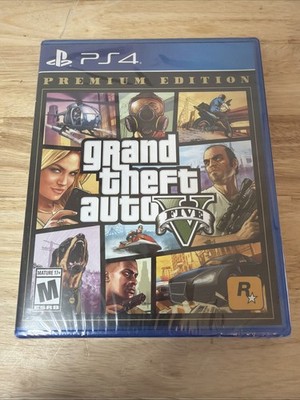 Grand Theft Auto V Premium Edition PS4 Brand New Factory Sealed GTA 5 US Version