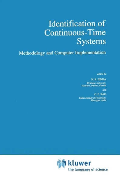 N. K. Sinha (U. A.) | Identification Of Continuous-Time Systems | Buch (1991)-image