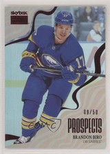 2022 Skybox Metal Universe Premium Prospects Star Rubies 9/50 Brandon Biro 12ns