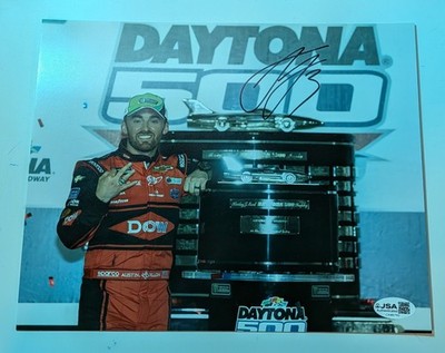 Austin Dillon Signed 8x10 Photo Auto JSA COA NASCAR  2018 Daytona 500 Winner