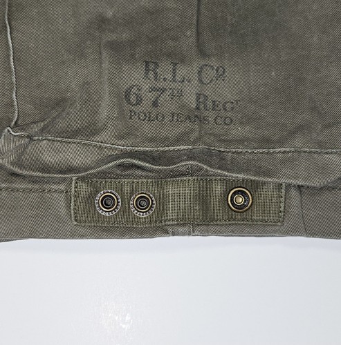 Vintage Ralph Lauren Polo Jeans Co 1967 Cargo Shorts Gr. 42 Grün Military Y2K - Bild 4 von 6