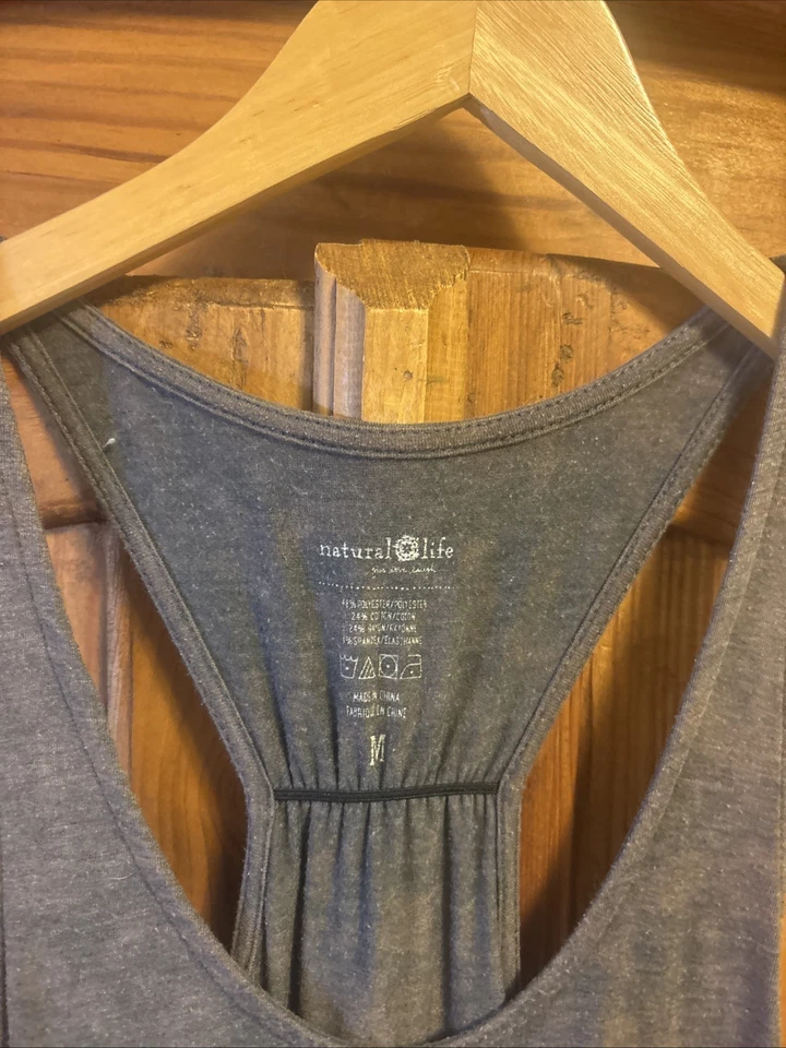 Maxi vestido para mujer Natural Life con estampado de camuflaje talla mediana Foto 2 de 3