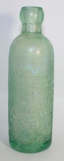 AQUA HUTCH CC HALEY CALIFORNIA POP BEER NEWARK N.J.