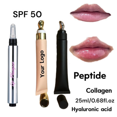 Lip Plumper Gloss Oil   Lip Plumping Enhancer for Fuller-Looking Lips, Hydrating