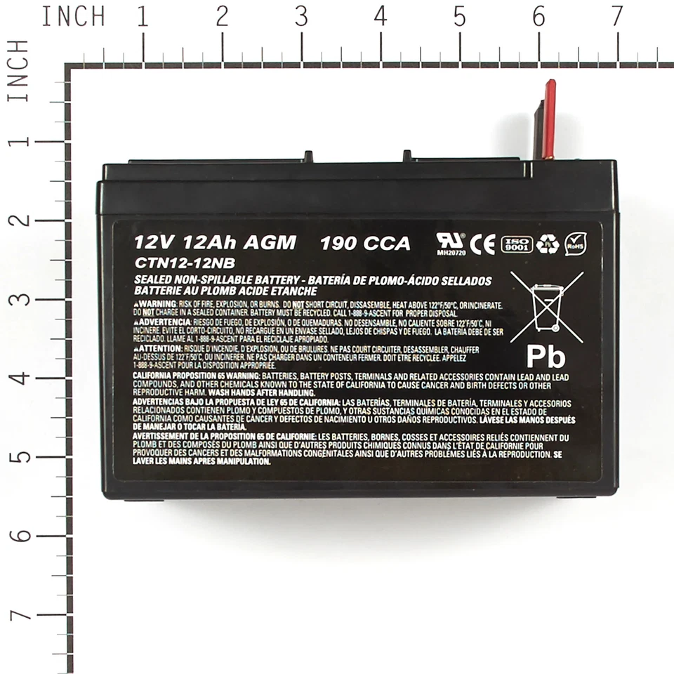 Briggs & Stratton Sealed Battery Kit | 7600188YP - Image 2 of 3