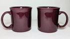 2 Fiesta Java Mug D Handle 12oz Cinnabar Fiestaware Retired HLC