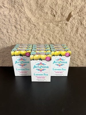 Arizona Lemon Tea Drink Mix Sticks Lot Natural Flavor On The Go Packet