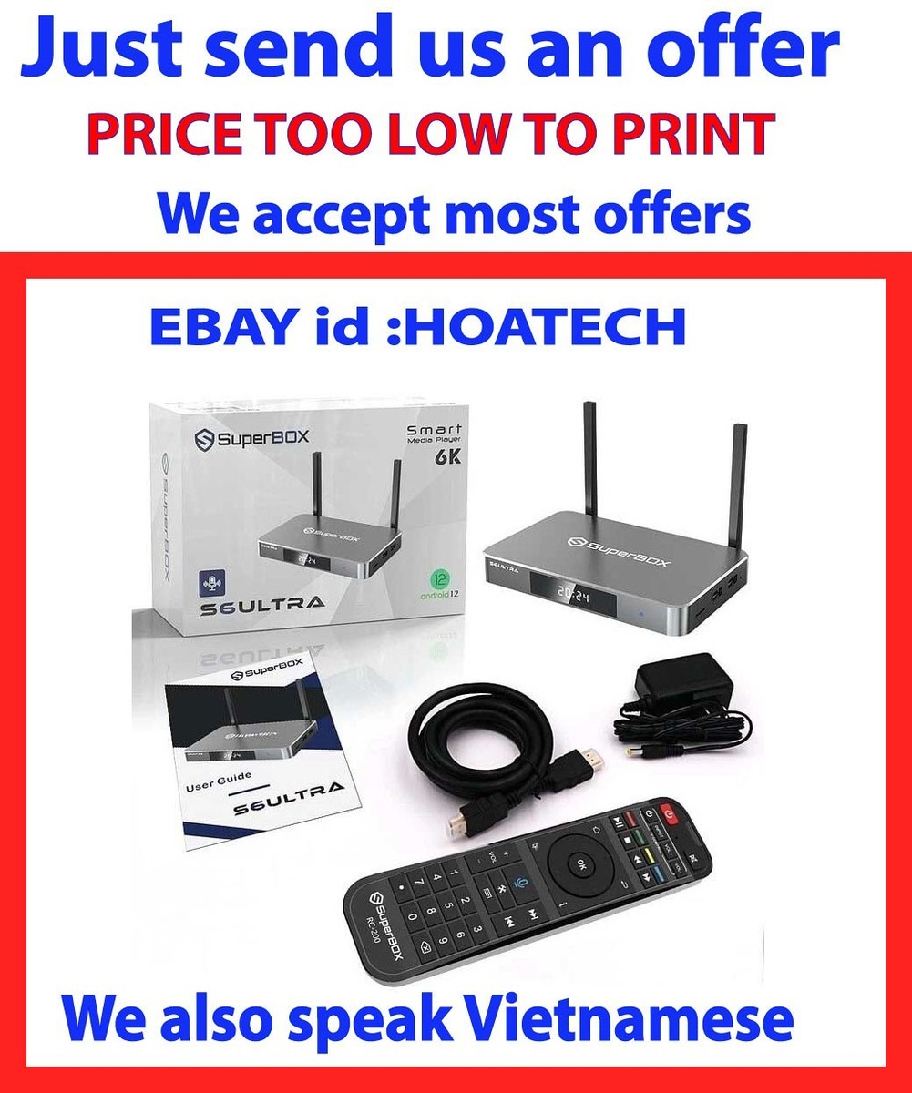 New Superbox S6 Ultra 128GB-2025 Model-BEST OFFER WILL SELL | eBay