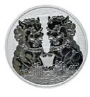 2020 Australia DOUBLE PIXIU Guardians 1 oz Silver Poof Coin Perth Mint