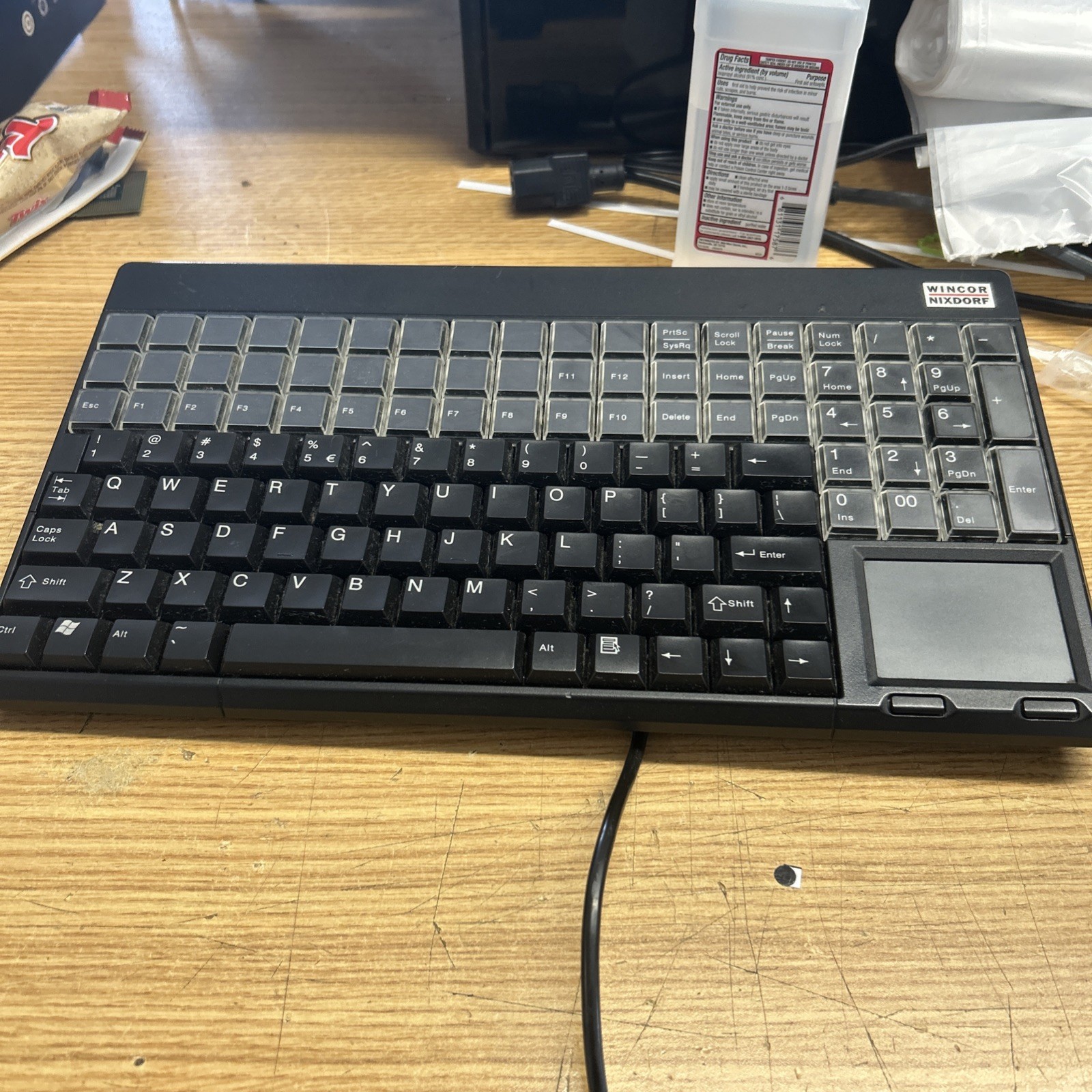 Cherry SPOS USB Keyboard w/ trackpad POS G86-61401 programma