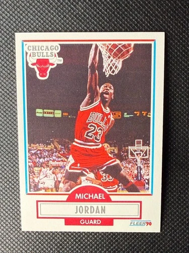 MICHAEL JORDAN 1990-91 Fleer #26 🔥NM+/CLEAN🔥 ICONIC MJ Chicago Bulls