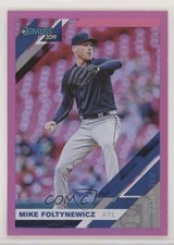2019 Panini Donruss Holo Pink Mike Foltynewicz #135 0a3