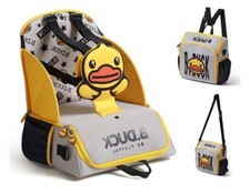 B Duck Super Cute 2 in 1 Portable Traveling Dining Chair Bag-Diaper Bag Booster
