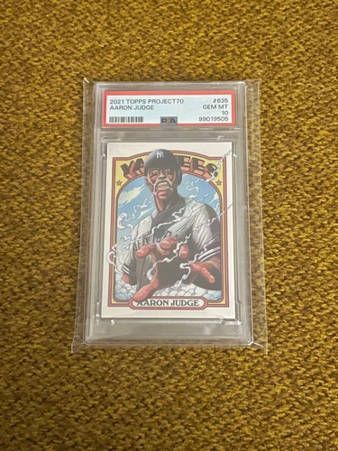 2021 TOPPS PROJECT7O AARON JUDGE by ALEX PARDEE #635 PSA 10