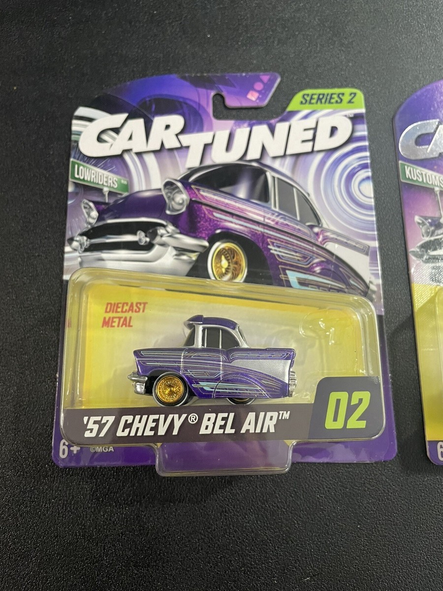 MGA CAR TUNED SERIES 2 #02 LOWRIDERS '57 CHEVY BEL AIR