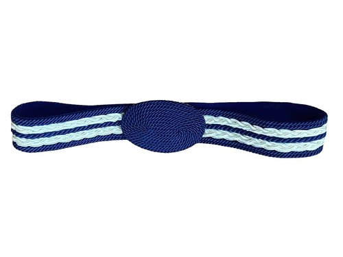 Vintage 1980s Ginnie Johansen Women Statement Belt S/M Red Blue Multi Patterned VINTAGE 1980s Ginnie Johansen Women STATEMENT Belt S/M Red  main image 3