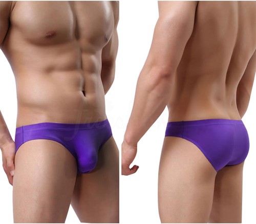 Men Soft Lingerie Thong Bikini Briefs Trunks Underwear Bulge Pouch Underpants - Picture 9 of 18