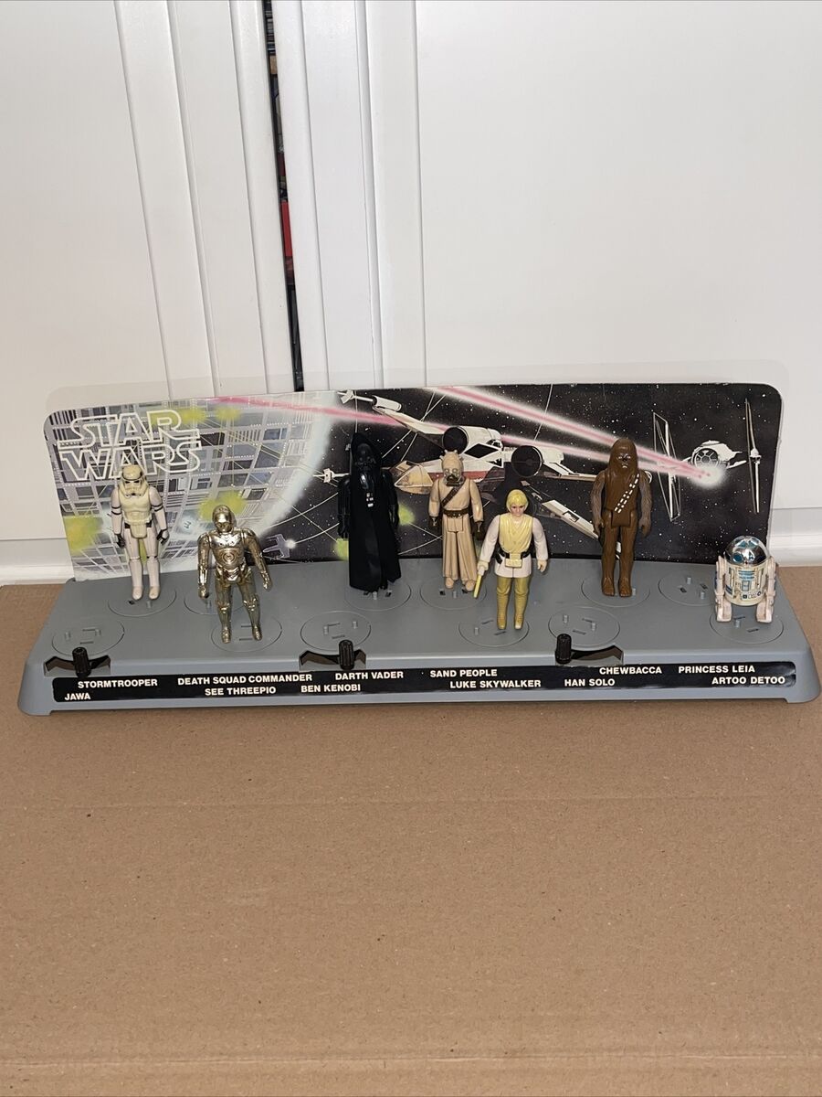 VINTAGE 1970's KENNER STAR WARS ORIGINAL ACTION FIGURES (9