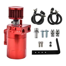 Oil Catch Can Kit Red Tank for 11-21 Ford F150 5.0L Raptor 2.7L 3.5L Ecoboost