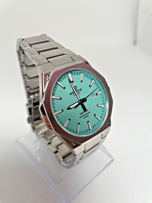 美品稼働中EDIFICE CASIO ターコイズ ブルー Sapphire s-l400.png