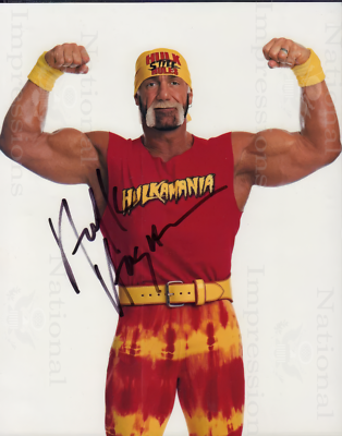 Hulk Hogan WWE WWF Wrestling Signed REPRINT 8x10 6 | eBay