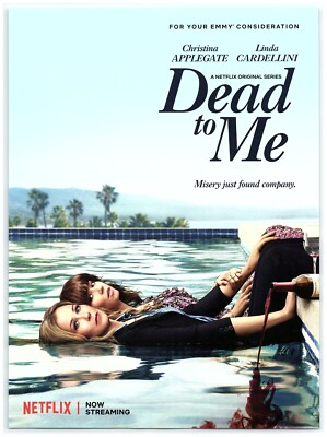 2019 dead To Me Netflix Series Show Poster Print Ad, For Your Emmy