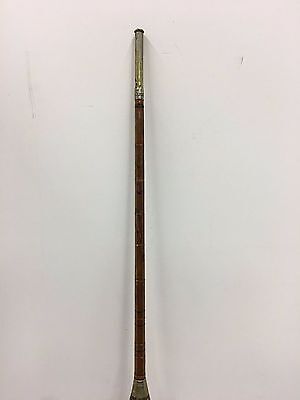 Vintage Rare Antique Fly Fishing Bamboo 1 Section Rod 4 Brothers Rivlake  #24-46