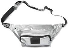 Victoria's Secret PINK Sport Oversized Fanny Pack Belt Bag Silver NWT