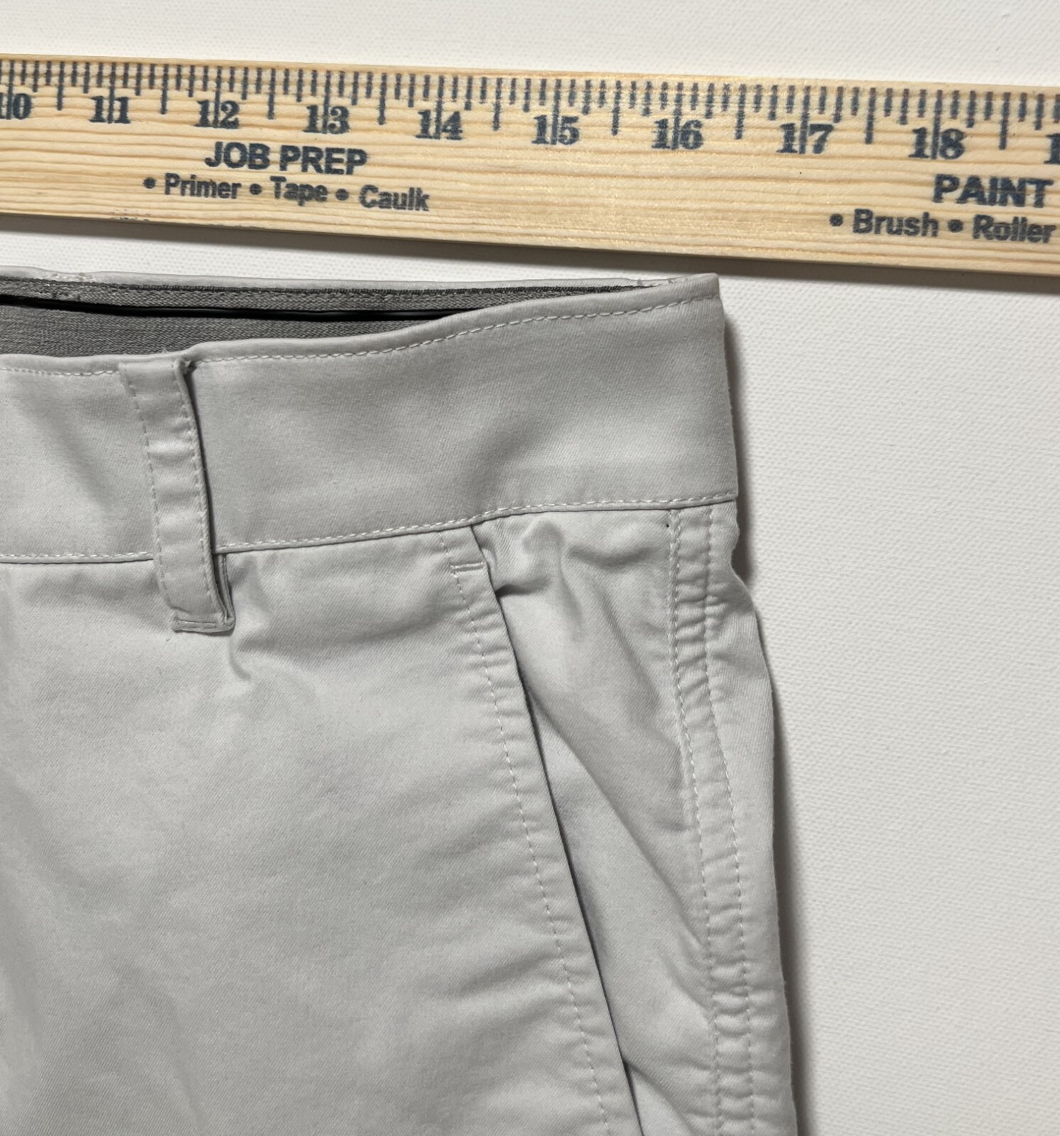 OFF WHITE X NIKE Nike Dri Fit Pantaloni Standard Fit Golf Casual Preppy Beige Crema Uomo Taglia 32x32