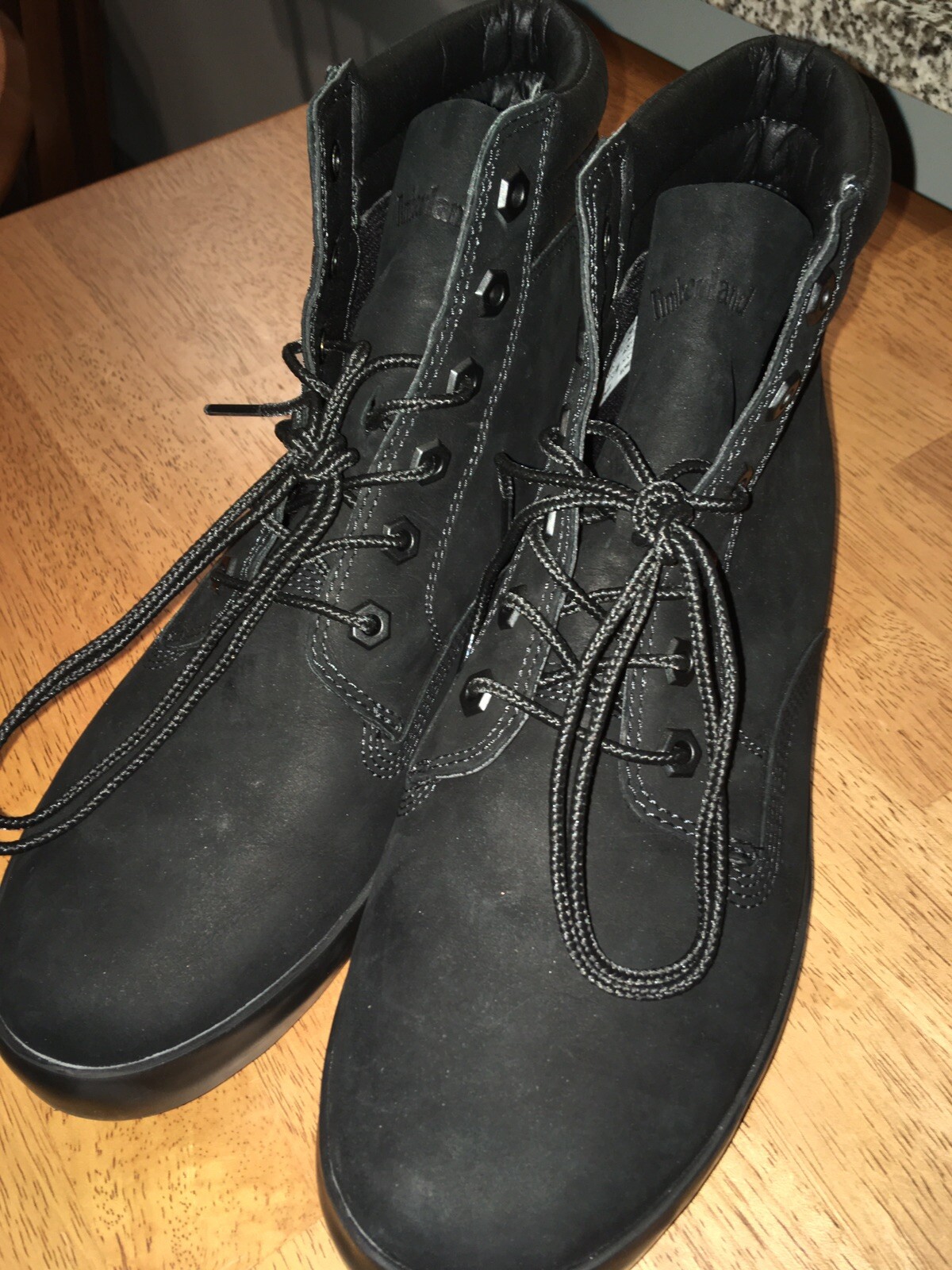 New Timberland Ladies Size 10 Black Boots eBay