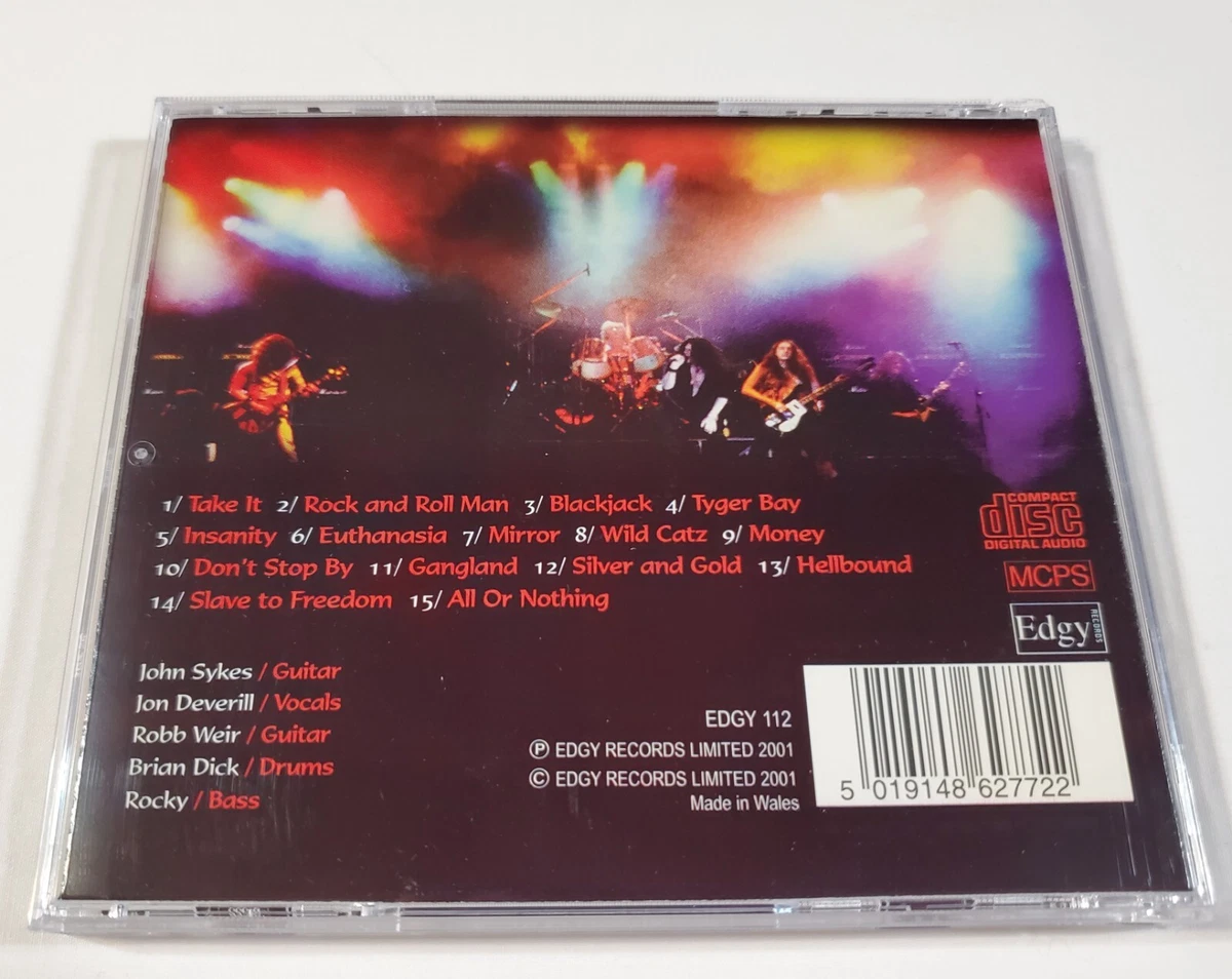 Tygers of Pan Tang: Live At Nottingham Rock City CD, 2001 Edgy