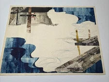 ABSTRACT PAINTING MODERNISM MASTERFUL SIGNED MYSTERY ARTIST FAMOUS COLLECTION