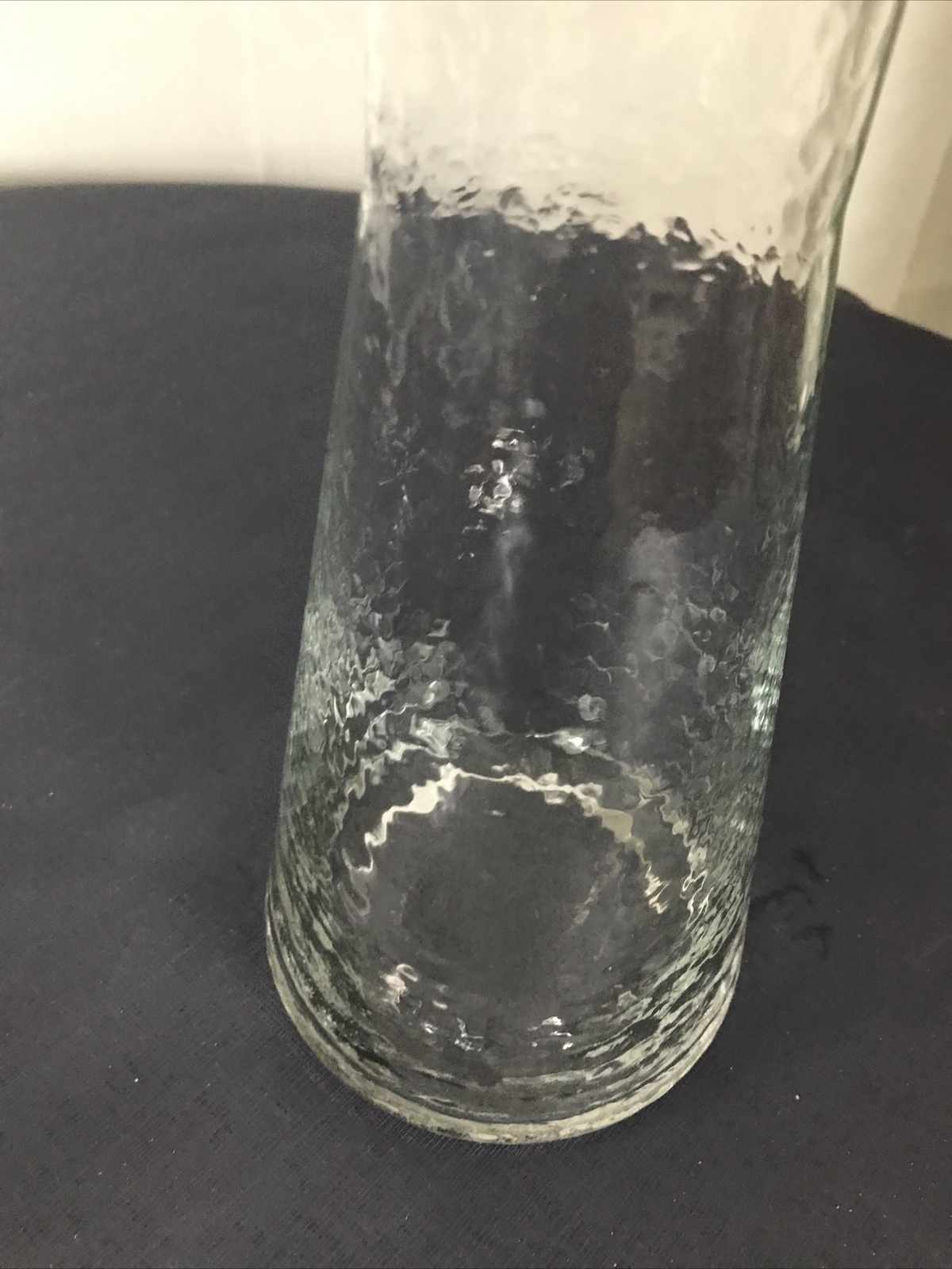 Vintage Martini Glass and Pitcher Set Hand Blown MCM Barware Nick and Nora 5pc